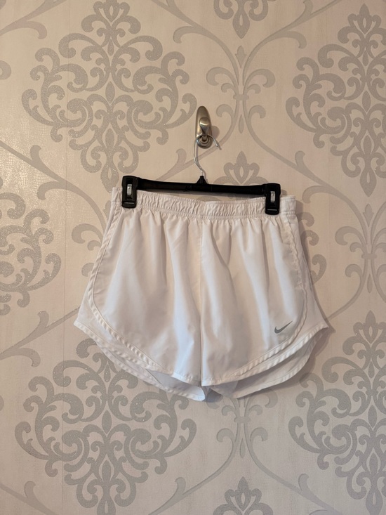 Nike Pants - Nike Women's White Athletic Running Shorts with Reflective Swoosh